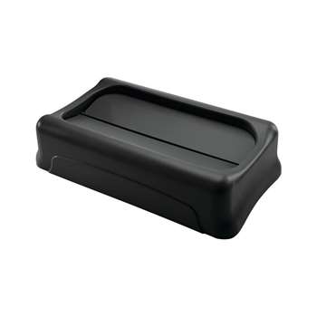 Rubbermaid Slim Jim Swing Lid 2673-60, Black